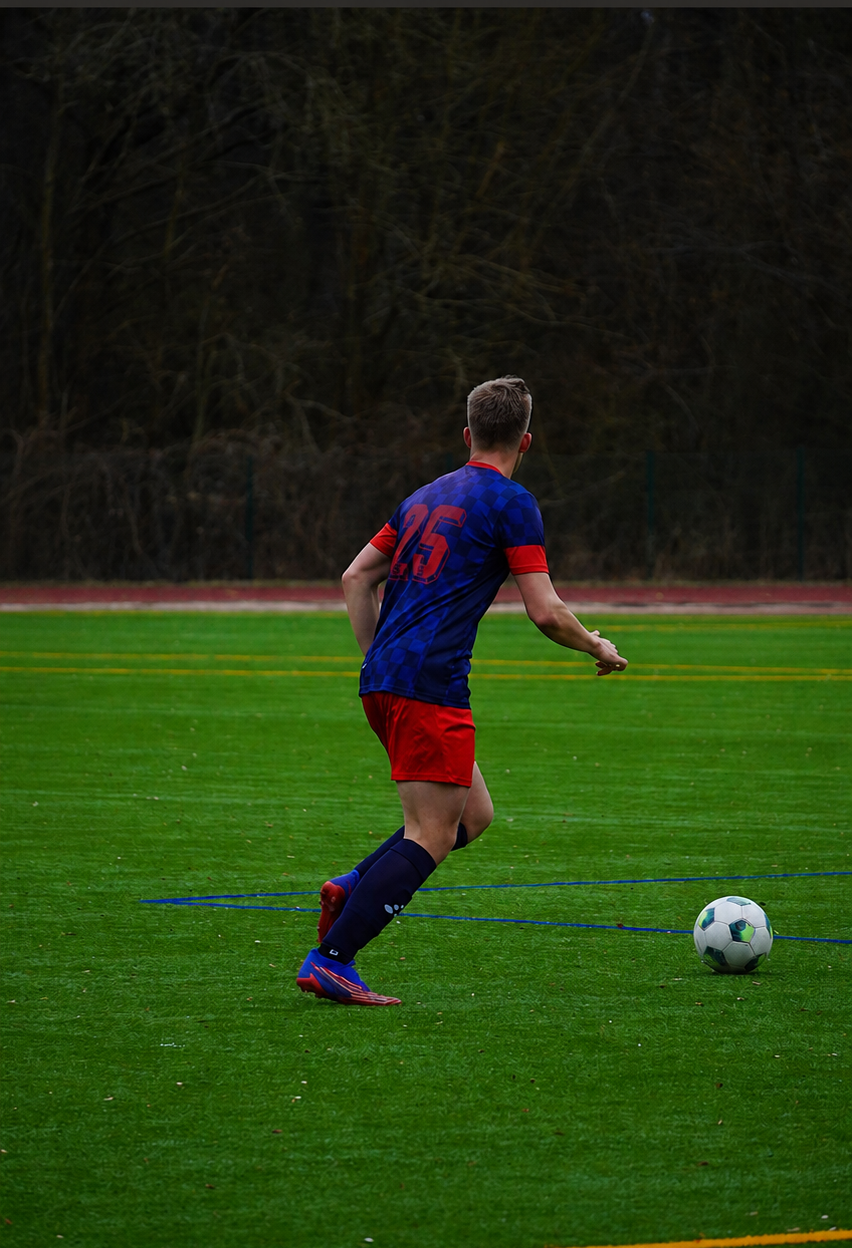 Fußballtraining auf dem Platz